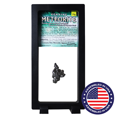 25 gr Meteorite in Floating Display