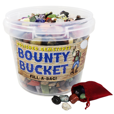 Bounty Bucket Tumbled Stone Package