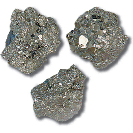Iron Pyrite Magnet | Silver Streak