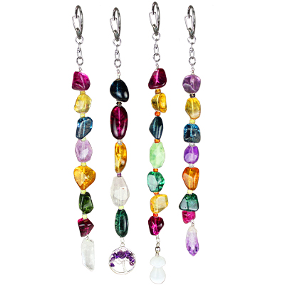 Brilliant Polished Gemstone & Crystal Suncatchers